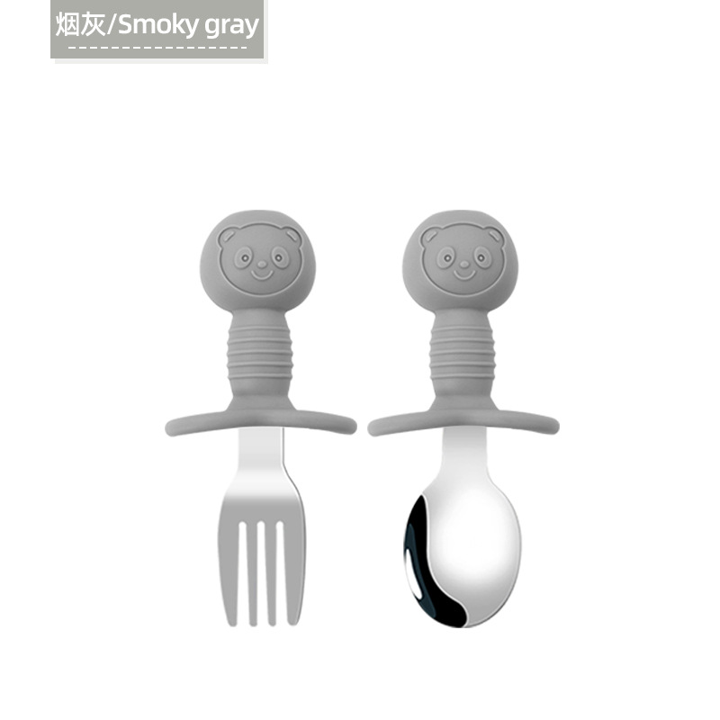 Vajilla para niños 316 tenedor y cuchara de acero inoxidable