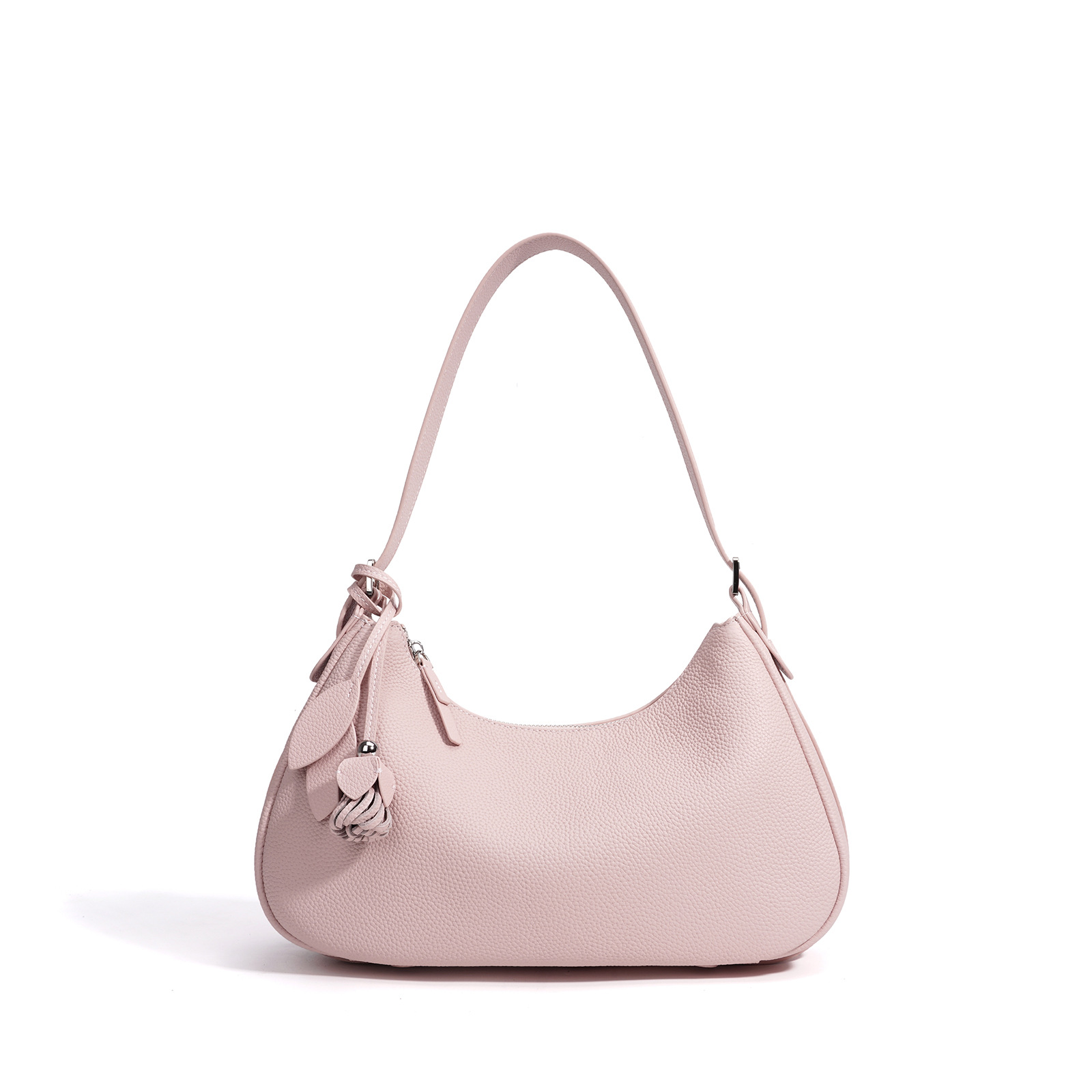 2026 Early Spring New Crescent Baguette Underarm Bag Niche Minimalist Design Candy Color Handbag Shoulder Bag For Women - Thumbnail 6