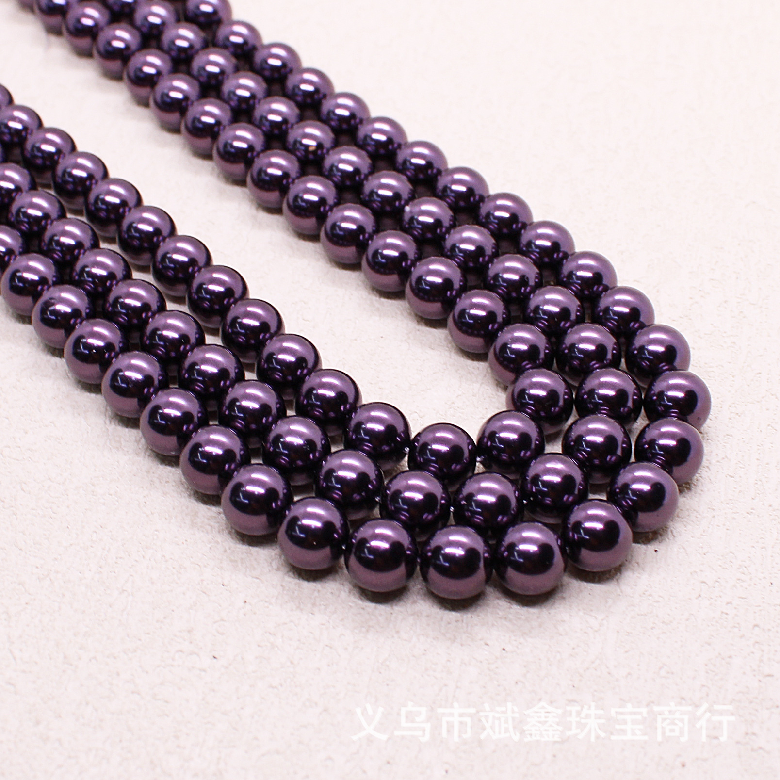 斌鑫ジュエリー7a高品質施家瑠璃真珠散珠直孔貝殻真珠diyアクセサリー部品バッチ