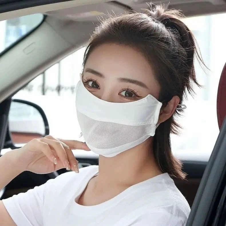 Summer thin silk breathable travel three dimensional medical mask, eyes protection