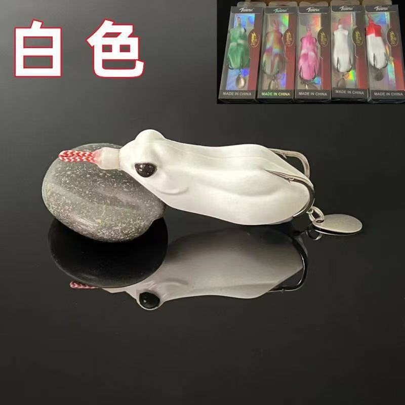 개구리 소프트 루어 블레이드 더블훅 민물 루어낚시 프로그