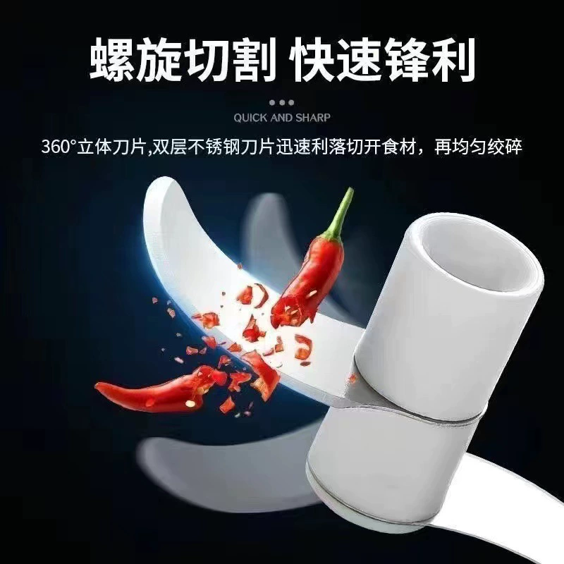 Мини-пресс для продуктов (Douyin) 170–900 мл, ручной измельчитель чеснока и резчик трав