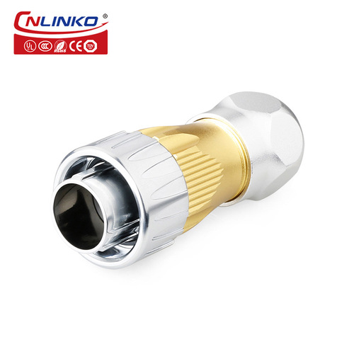 Lingke DH-24 RJ45 Ethernet Network Interface Waterproof RJ45 Plug and Socket Waterproof Signal Connector