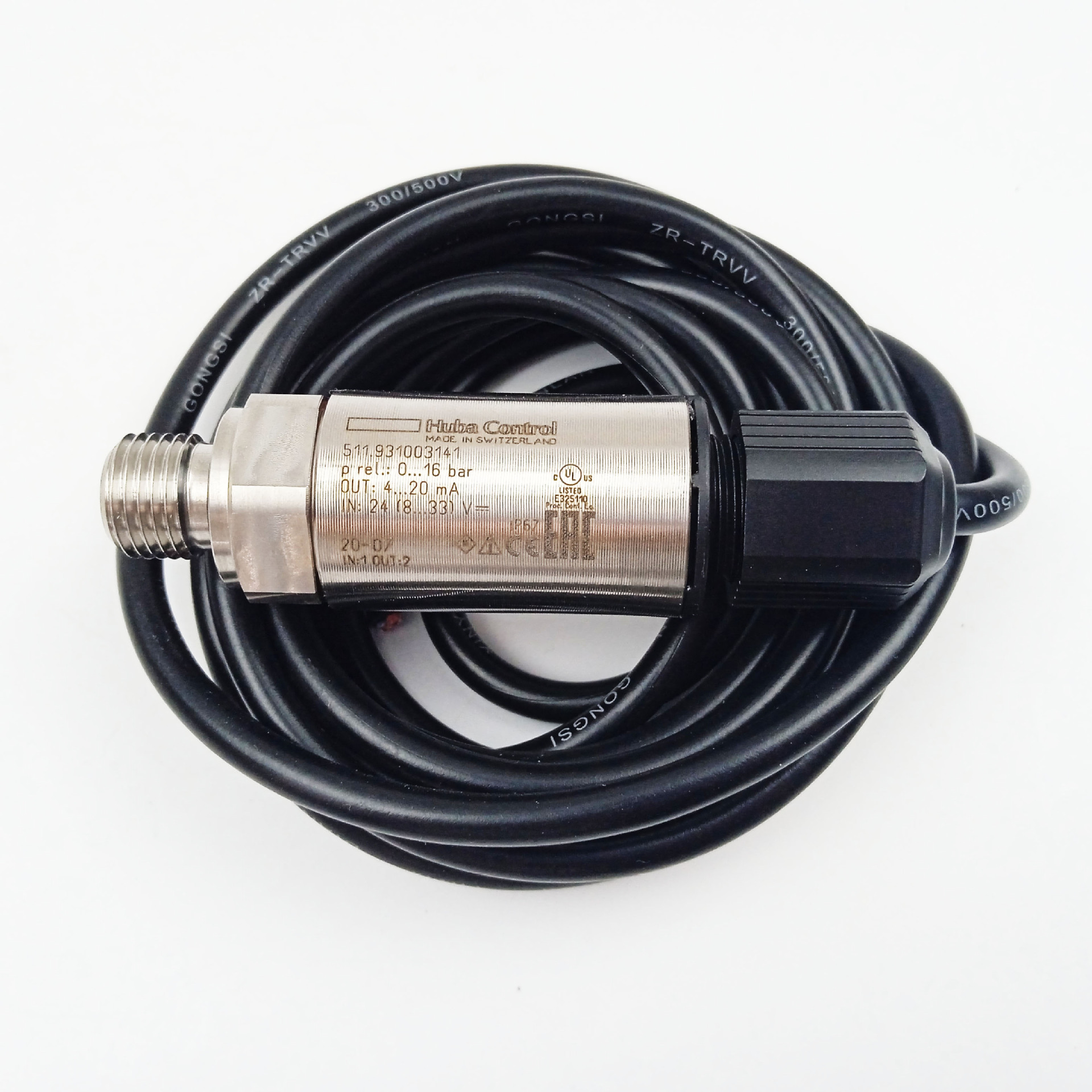 瑞士huba511系列511.954603745/511.954602745压力传感器0-400bar