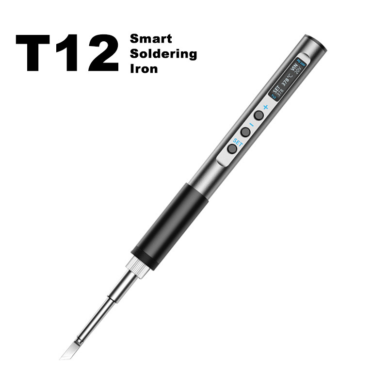 T12デジタルはんだ付けはんだ付けペンポータブルはんだ付けミニはんだ付けステーションpd65w供给デジタルディスプレイ小型サーモスタットはんだ付け|undefined