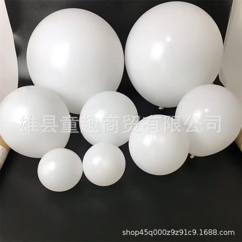 matte white balloon