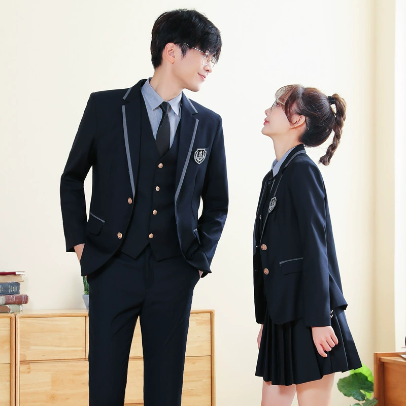Костюм в стиле колледжа Мужская и женская школьная форма для колледжа Платье Весна Учителя детского сада Садовая форма Униформа JK