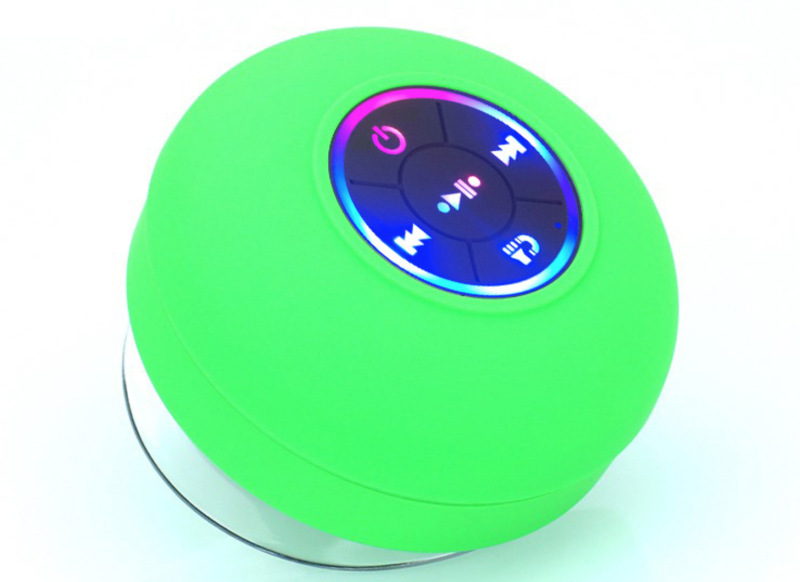 メーカーの新型スピーカーledが光る浴室防水bluetoothスピーカー大吸盤携帯電話スタンド音響|undefined