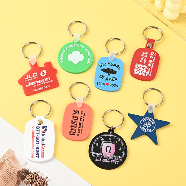 Double-sided cartoon keychain PVC