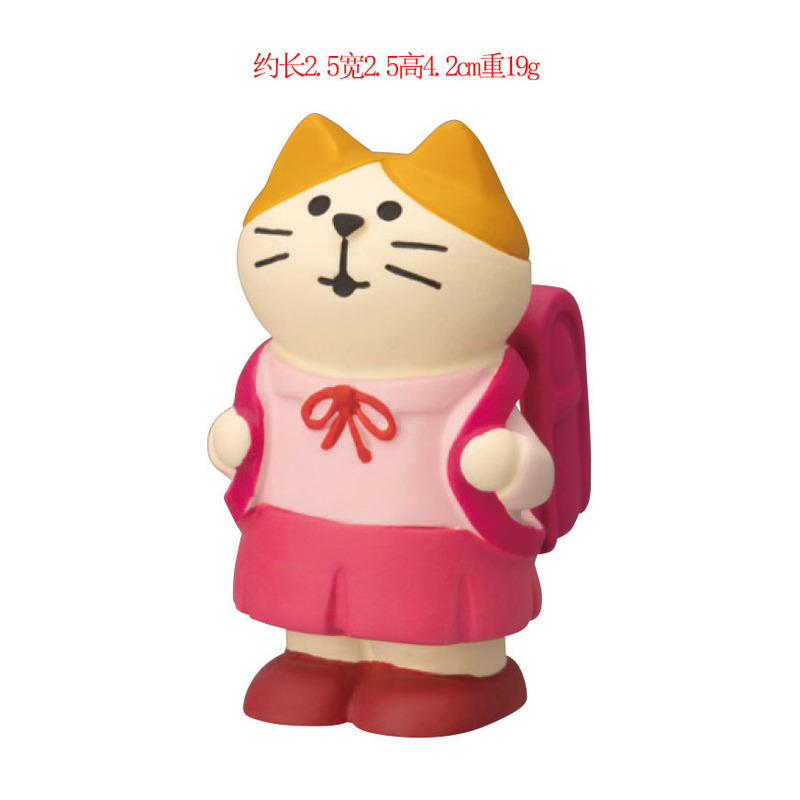 日本の猫の装飾品、桜祭り、トレンディなおもちゃの人形、ブラインドボックス、DIY制作アクセサリー、樹脂工芸品、小さな装飾品|undefined