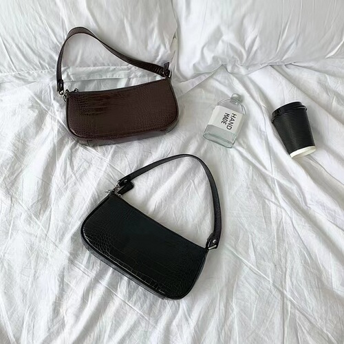  alligator bag, underarm bag, business commuter bag, portable shoulder bag