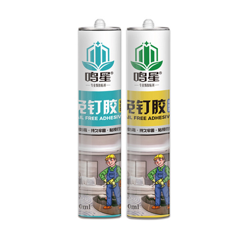 Epoxy adhesive for strong and fast positioning glass, tile, aluminum profile advertising materials, transparent, white, fast-drying glass adhesive