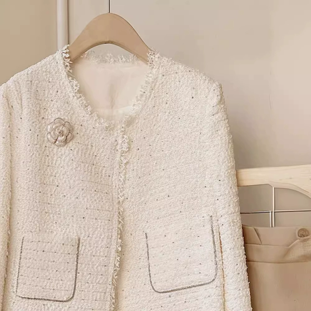 Осеннее пальто, куртка, стиль Chanel, французский стиль, яркий запоминающийся стиль, стиль высшего класса