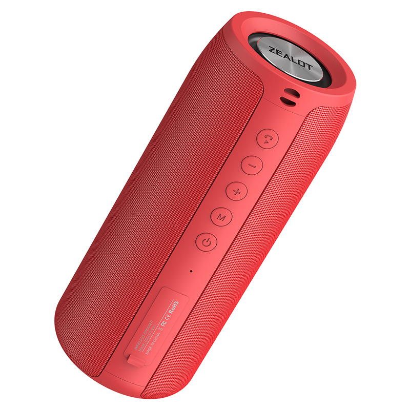 ZEALOT S51 fanático nuevo altavoz Bluetooth al aire libre tela impermeable subwoofer inalámbrico de audio portátil