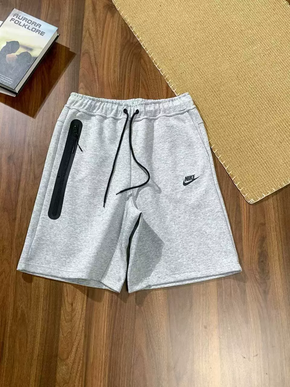 Высококачественные новые 25ss крючок новые мужские вязаные боковые складки спортивные шорты пяти четверти / pants FB8172