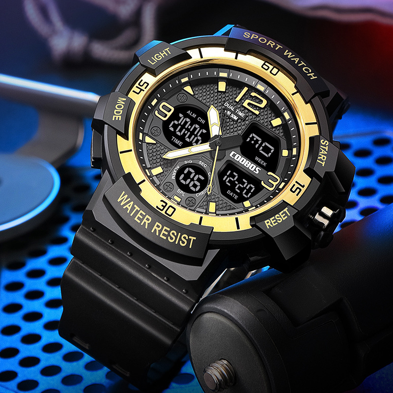 Men's Sports Watch Luminous Waterproof Electronic Digital Sport_voghion.com