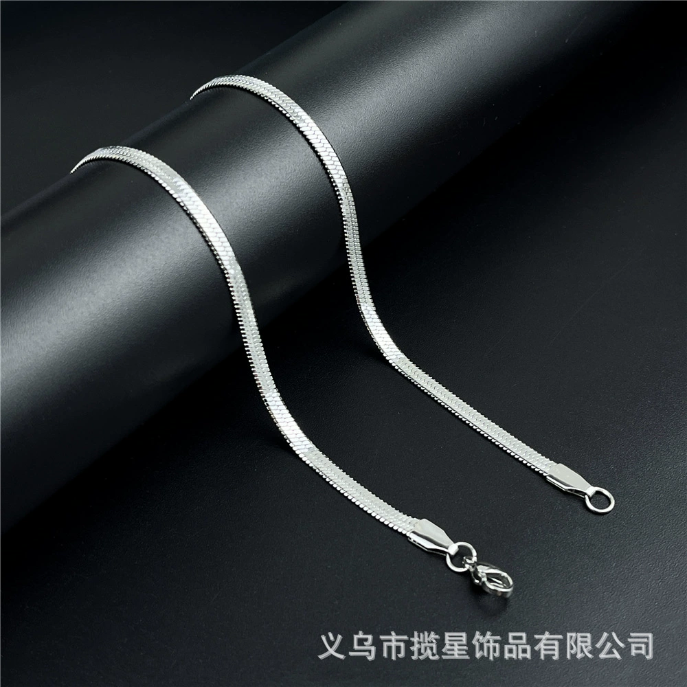 Нержавеющая сталь Хип-Хоп ожерелье-цепь, много длин 45–70 см, ширины 2–8 мм