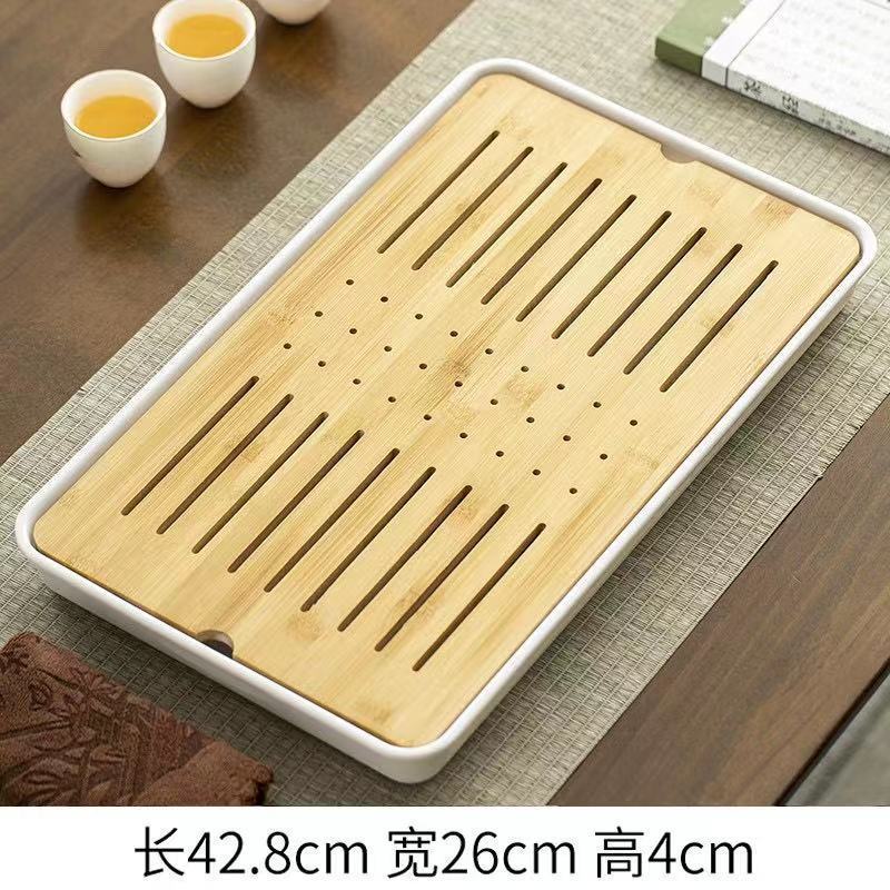 대나무대직사각형[화이트] 43*26cm