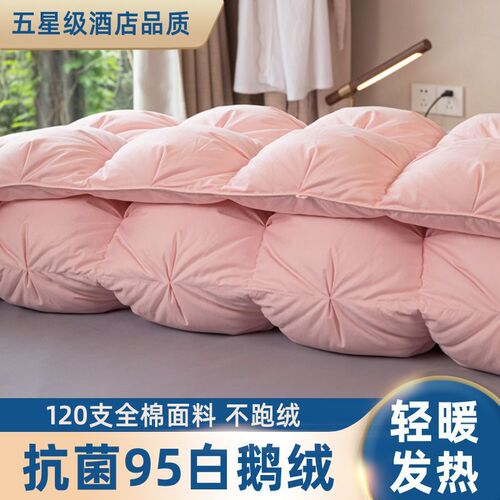 hot export Japan down duvet 95 white goose down quilt core single and double person spring and autumn cotton quilt duck down thickening warm 