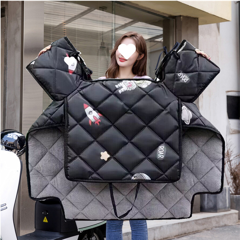 冬にベルベットをつけて保温して、電気自動車の防水防風服三輪スクーターの防風カバーを厚くする|undefined