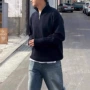 宽松半高领长袖秋冬毛衣