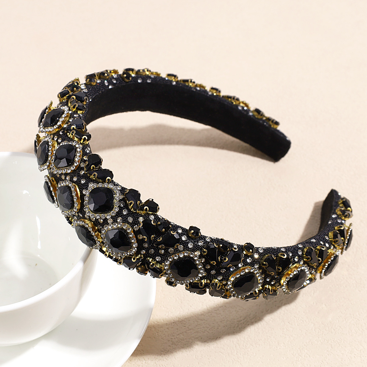 180g Weight Hair Band Hair Accessories Type 1 Piece Quantity Banquet, Party Occasion Cloth Material Glittery Pattern All Seasons Season Women's Gender Glam, Sweet Style Glam Sweet Women's Glittery Cloth Hair Band 6