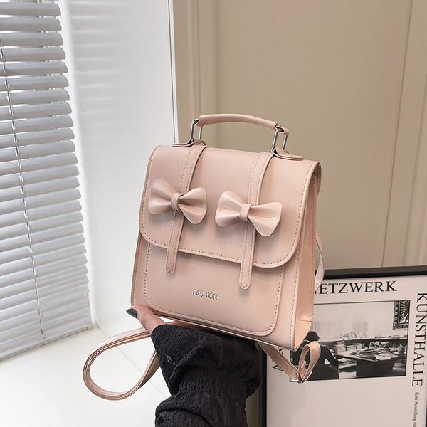 Solid color backpack