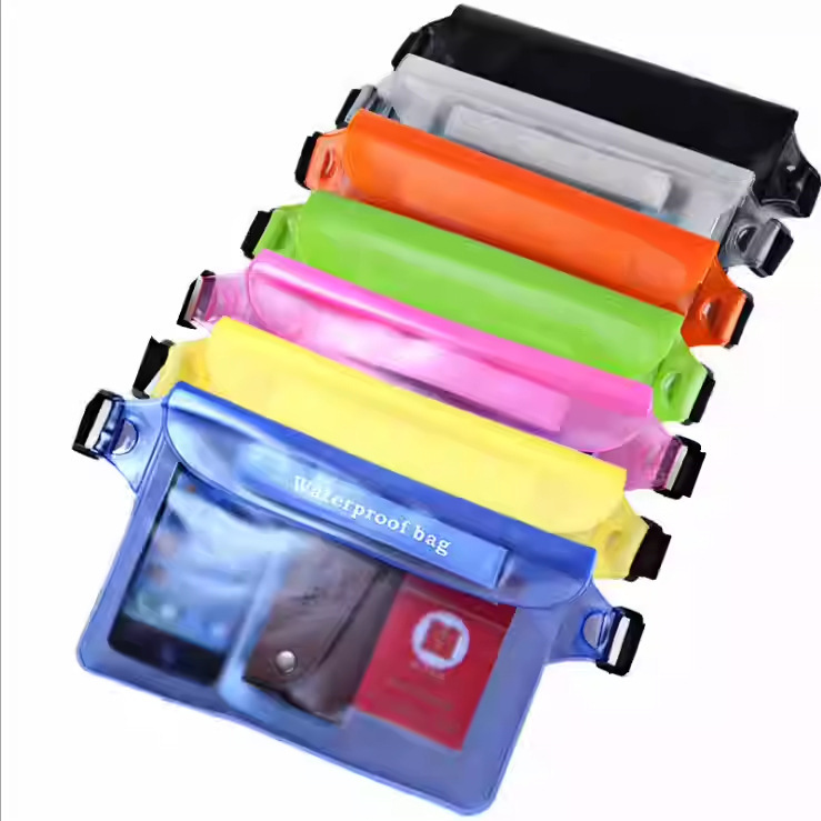 Cross-Border Large Mobile Phone Waterproof Bag Waist Bag for Playing in the Water at the Beach, Swimming and Rafting, Large-Capacity Waist Bag with Three Seals Cross-Border Large Mobile Phone Waterproof Bag Waist Bag for Playing in the Water at the Beach, Swimming and Rafting, Large-Capacity Waist Bag with Three Seals