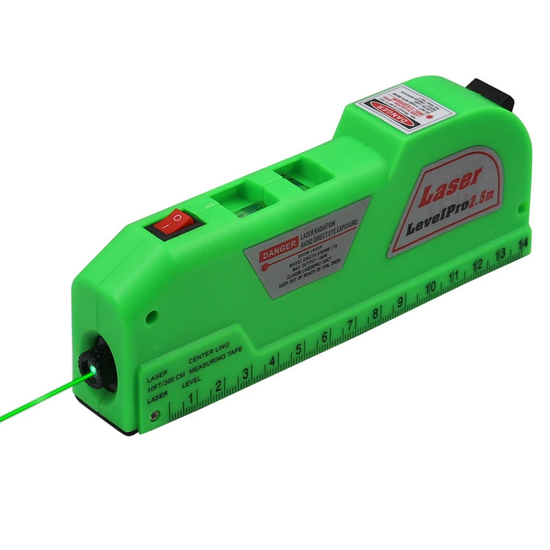 Portable decoration measurement tool 4 -in -1 laser horizontal ruler laser rolls with infrared small levels