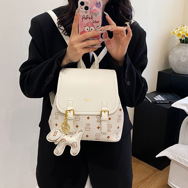 Mochila de viaje ligera de ocio, mochila de moda coreana para mujer, lindo gato colorido, mochila escolar para estudiantes universitarios