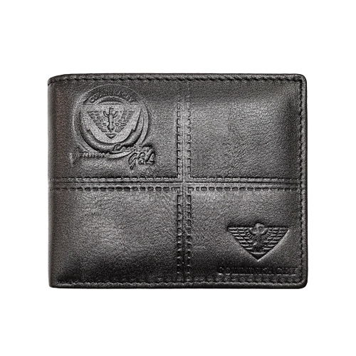 Nueva Cartera de piel de vaca de los hombres de la bolsa de identificación ocasional de la moda corto de plata bolsa de negocios multi-tarjeta de la cartera de fábrica al por mayor