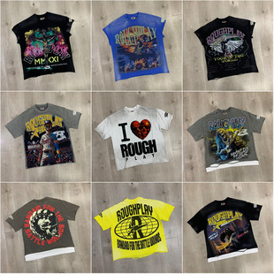 ����RoughPlay��īֱ������ϴˮ�C荶���T������ RockOut T-Shirt