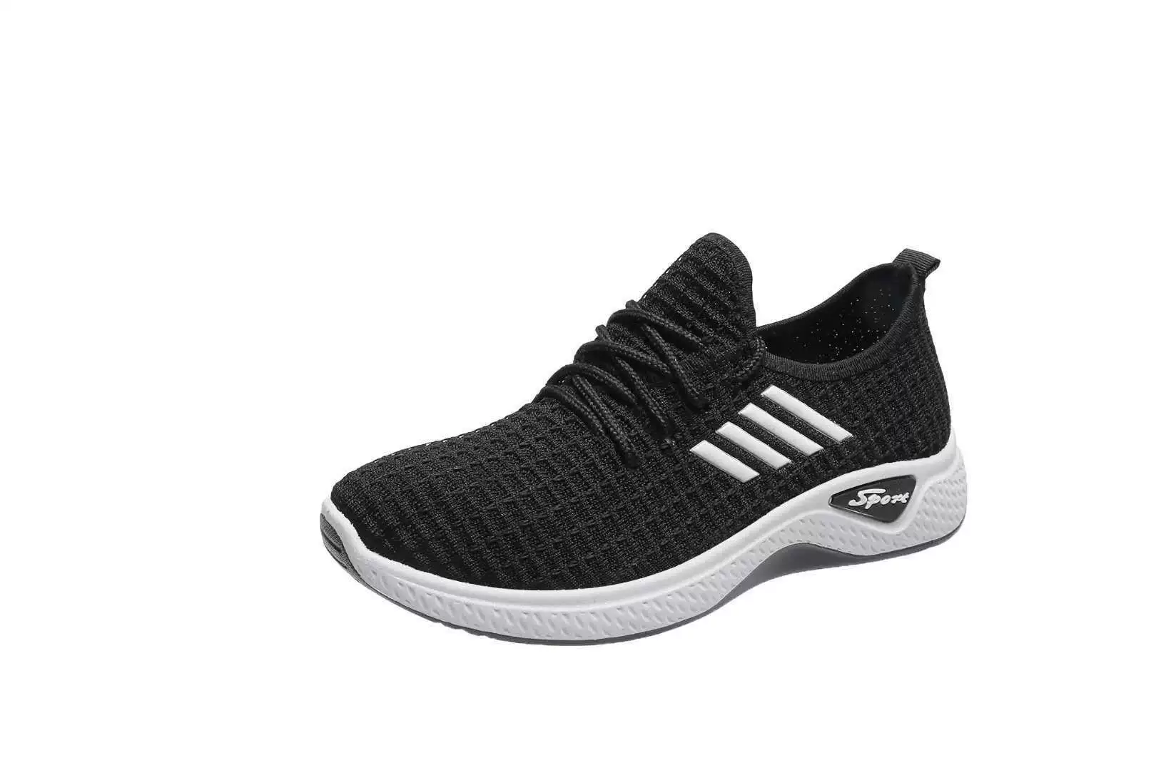 Women’s sports shoes, breathable knit upper, lightweight casual sneakers, sizes 36–40
