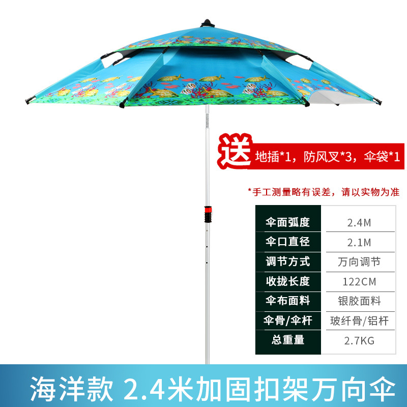 [special offer] [double layer reinforced universal] q style 2.4m - ocean pattern