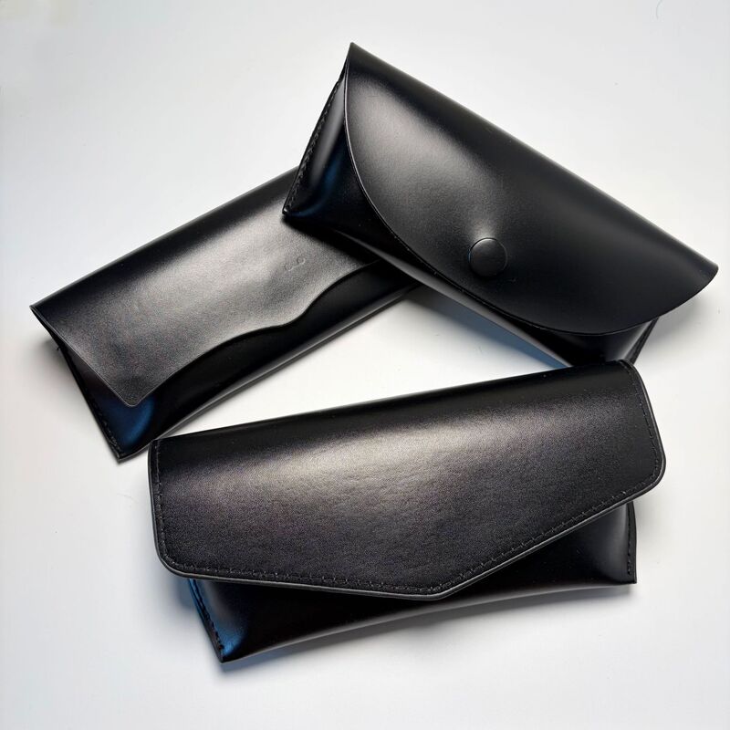 Portable high-end eyeglass case, sunglasses case, sun glasses case, storage packaging box, leather storage box, custom sunglasses bag