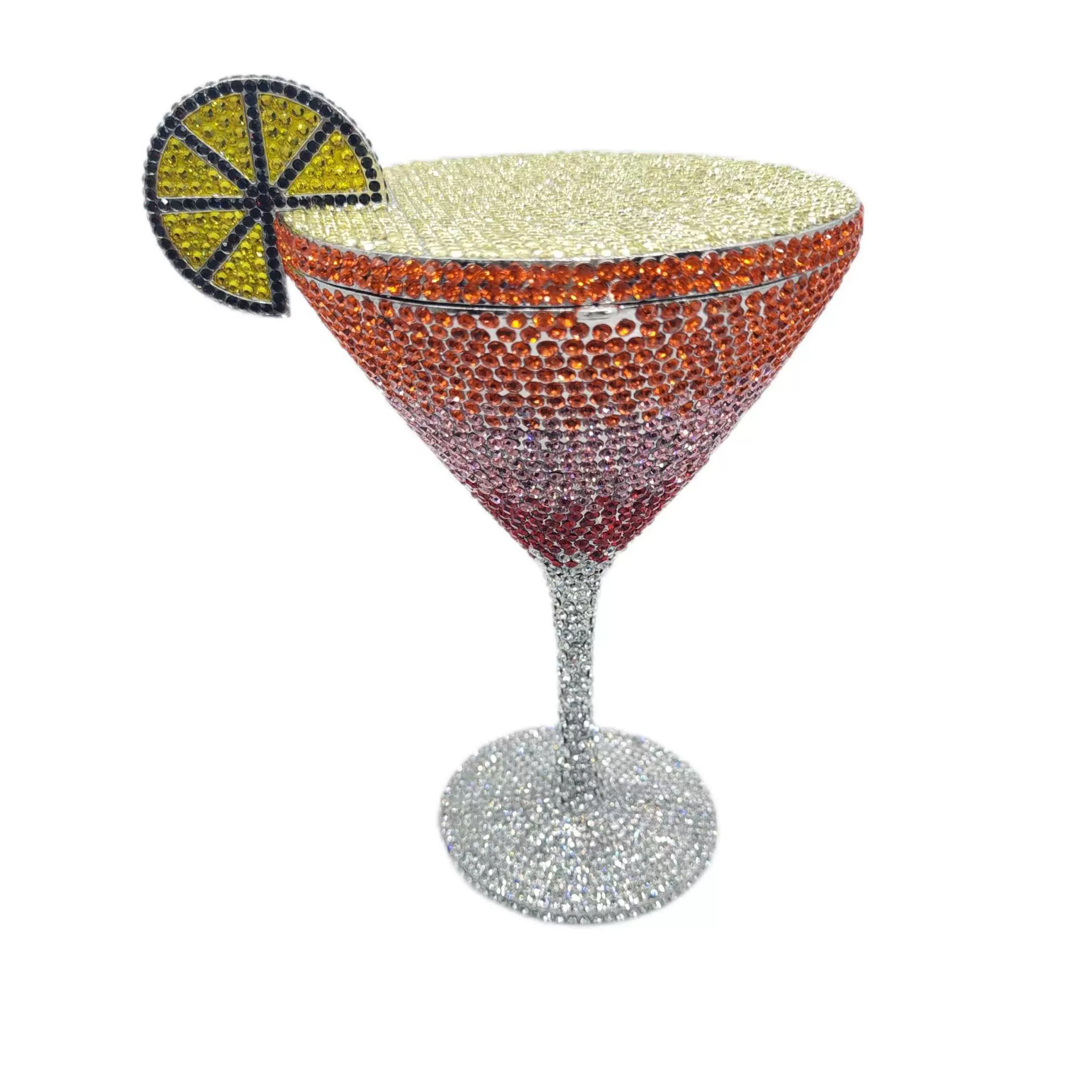 Стеклянная сумка Martini Crystal Cocktail Roulette Diamond Dinner Bag, новая бриллиантовая сумка для руки женщины
