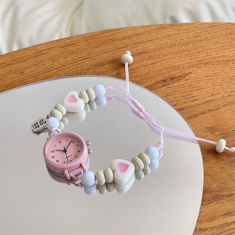 New Love Bracelet Women's Watch Cute Small Fresh Watch Girls Student Exam Bracelet Decorative Quartz Watch New Love Bracelet Women's Watch Cute Small Fresh Watch Girls Student Exam Bracelet Decorative Quartz Watch