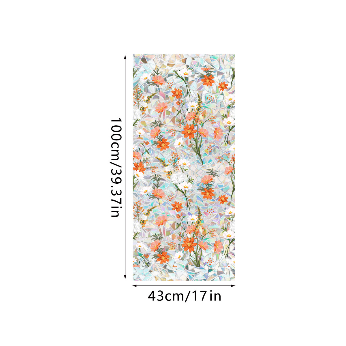 140g Weight Glass paster Home Textiles & Decor Type PVC Material Leaf Pattern Casual, Pastoral Style Casual Pastoral Leaf PVC Glass Paster Wall Art 75
