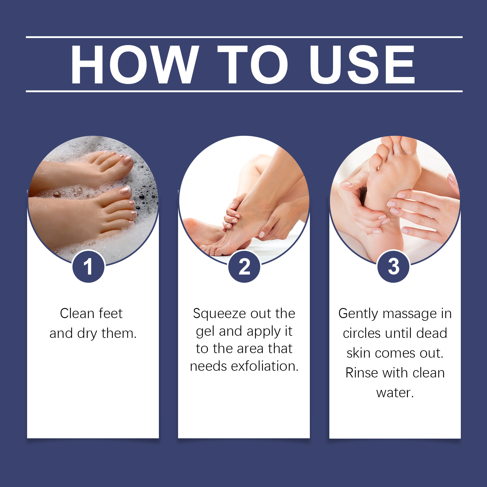 OceAura Fußpflege-Gel, sanft reinigendes, feuchtigkeitsspendendes Fußmassage-Pflegegel für die tägliche Anwendung_voghion.com