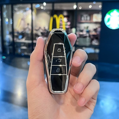 Car key bag – 2024 Chery icar03 key set - chery-model-i-smart-3-button-single-shell-black