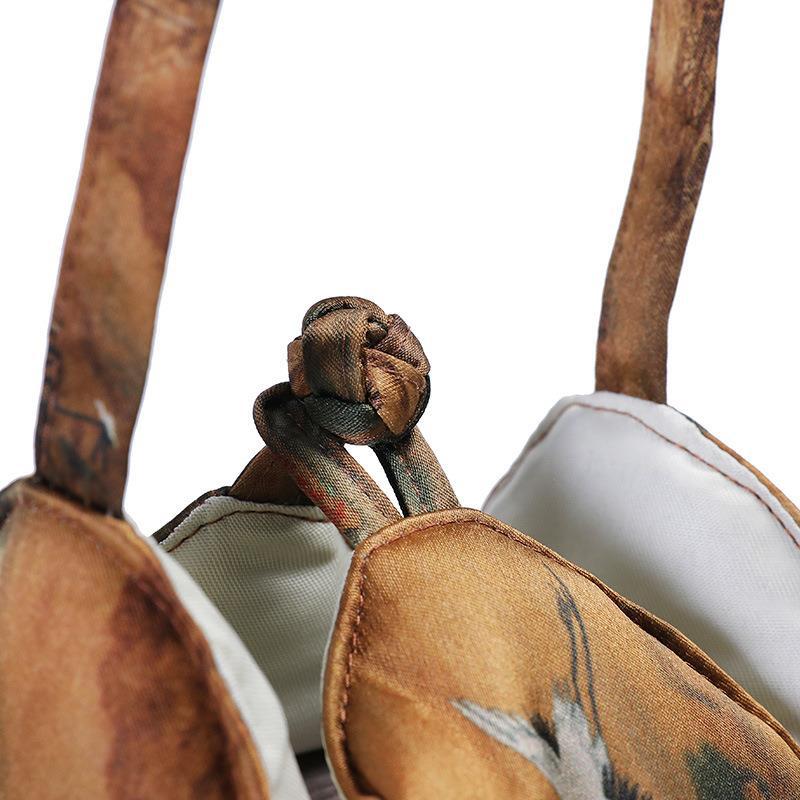 Juego de té bolsa de almacenamiento portátil de viaje Xiangyun juego de té de hilo bolsa de taza de té bolsa engrosada sola taza bolsa taza de té de la olla