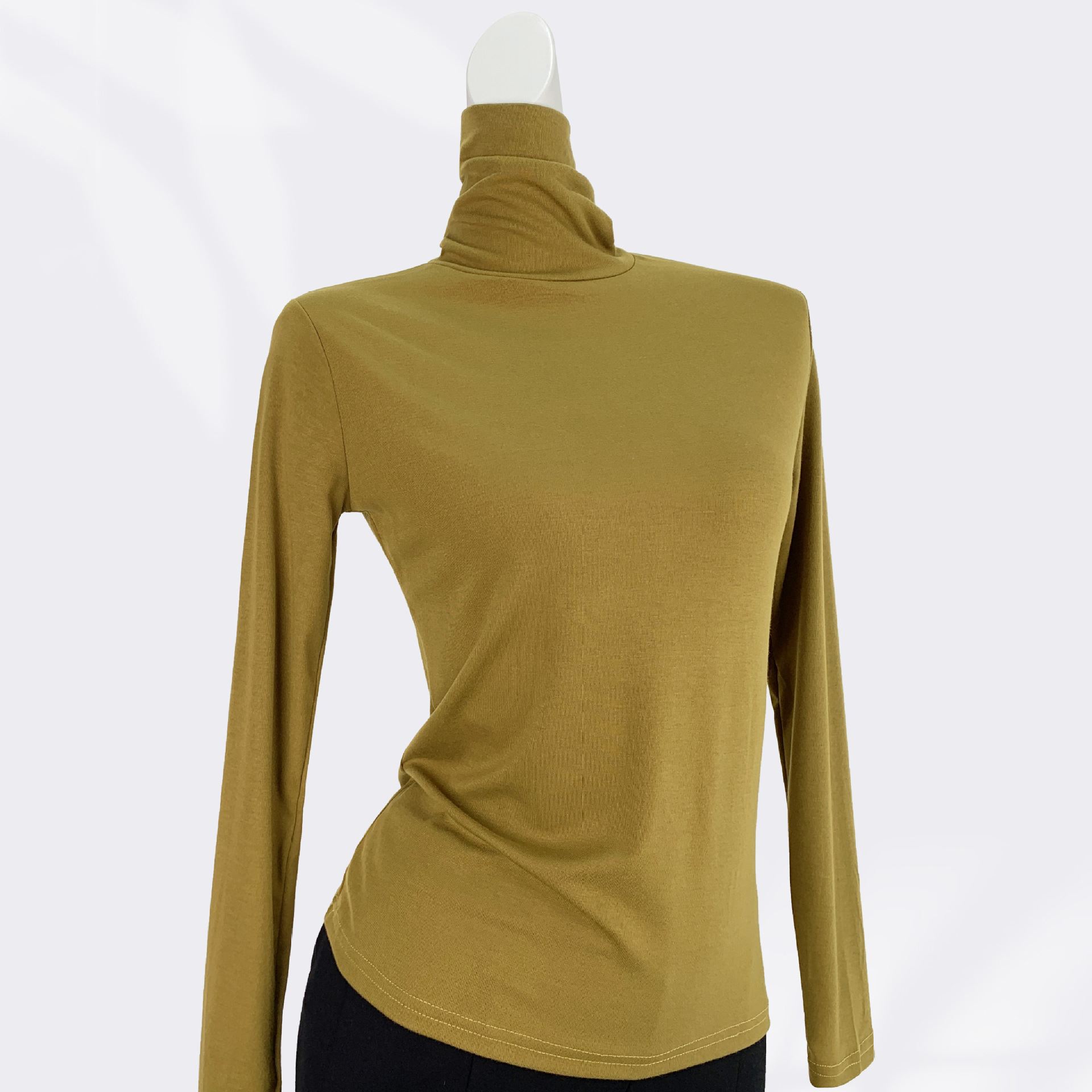 Soft base body-friendly spring solid color colored long-sleeve