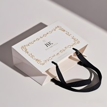 手提袋包装袋手提小礼品袋子高级感棉麻布艺可折叠便携设计
