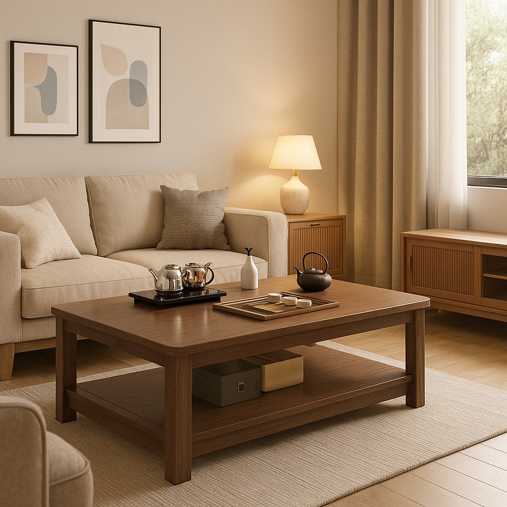 Mesa de té de estilo retro sala de estar Gabinete de exhibición pequeño estante de escritorio nuevo estante de mesa de té de invitados chinos