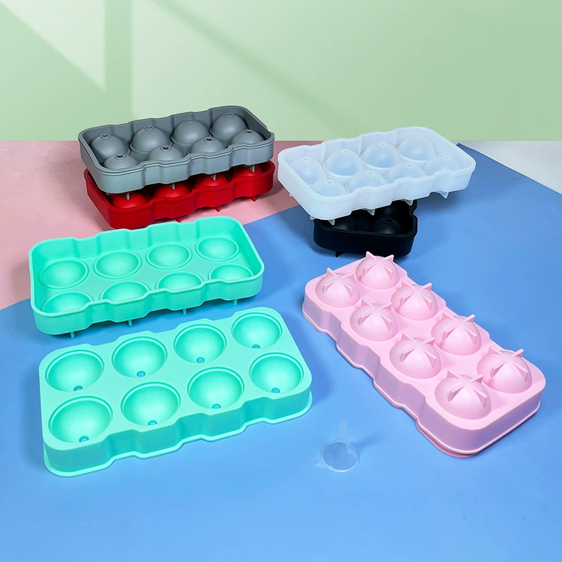 (Cross-border trading), round ice cubes, food silicone, Amazon