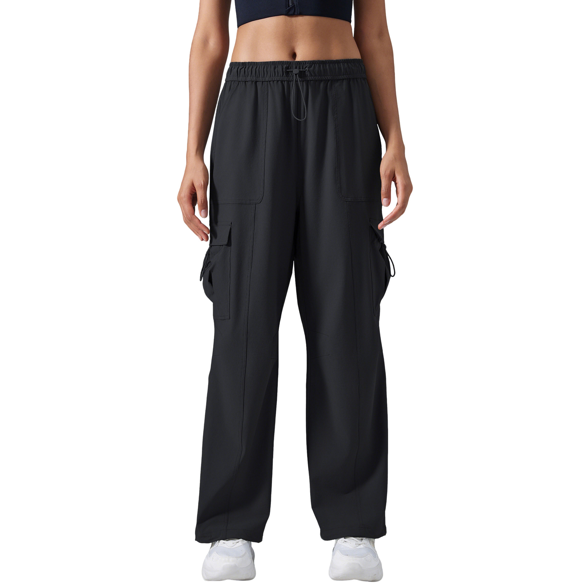 Loose Tappered Wide Leg Sports Fitness Casual Trousers