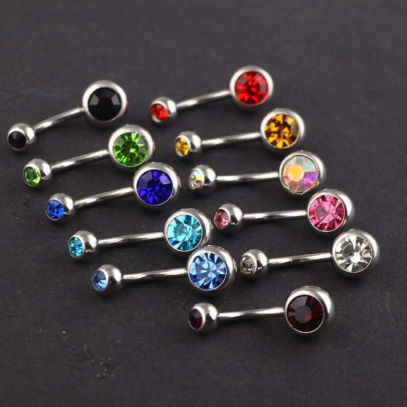 Pointed labret stud close-up product detail