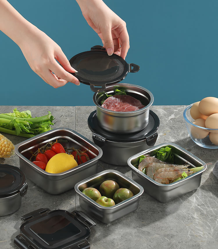 172g Weight crisper Kitchen and drinking utensils 50 Quantity Home, Daily Occasion 316 Stainless Steel Material Solid Color Pattern Casual Style Casual Solid Color 316 Stainless Steel  Crisper 7