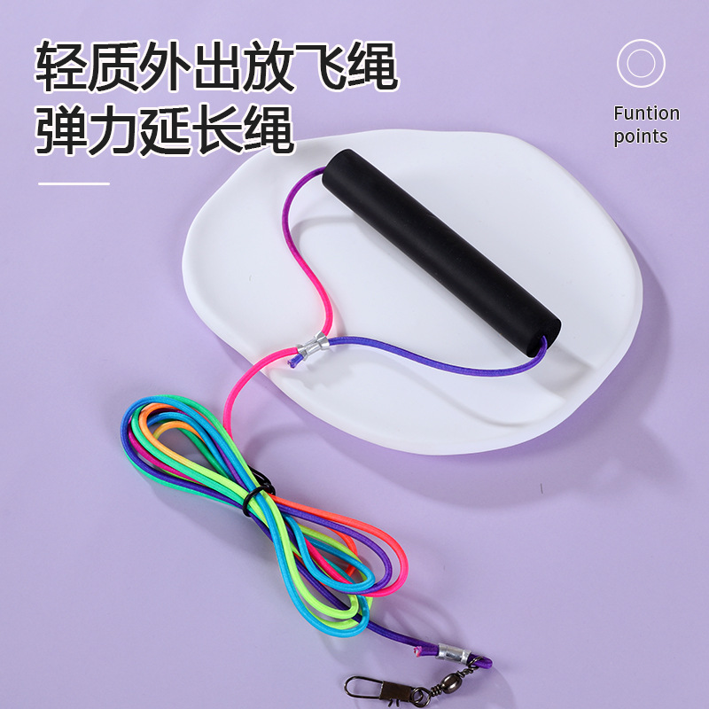 鸚鵡放飛繩遛鳥炫彩彈力繩超輕不傷腳虎皮牡丹玄風玄鳳飛行繩