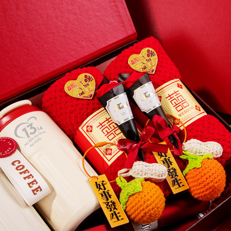 実用的な中国風の結婚祝い、親友、婚約祝い、装飾品、友人、新郎新婦へのギフトボックス、結婚祝いセット|undefined